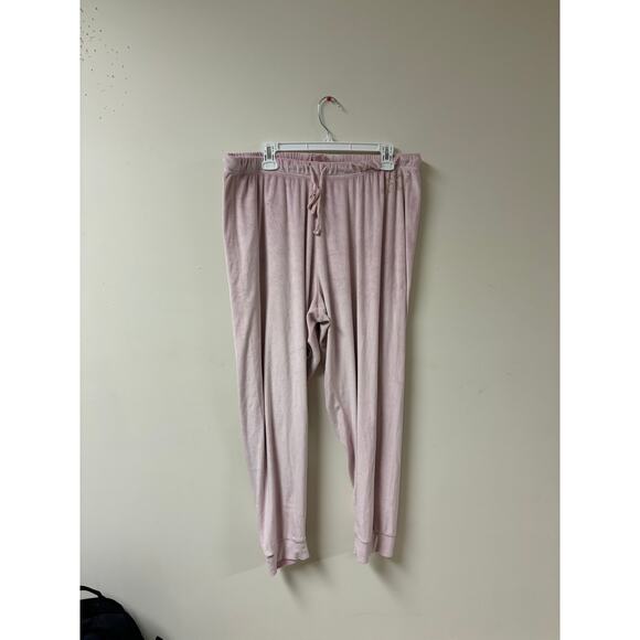 Juicy Couture Sleepwear Set Pants Top Long Sleeve Pink Plus Size Jewels Y2K FLAW - Picture 2 of 9